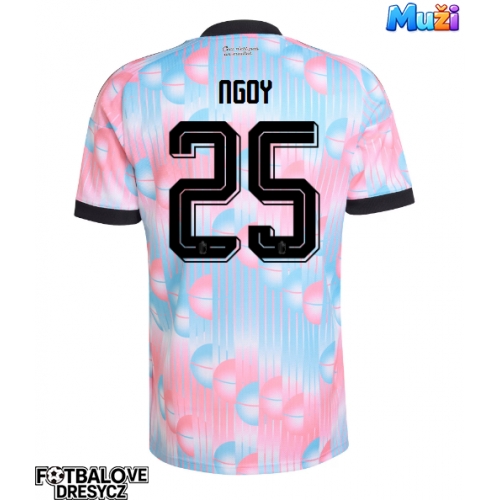 Belgie Nathan Ngoy #25 Venkovní Dres MS 2026 Krátký Rukáv Belgie Nathan Ngoy #25 Venkovní Dres MS 2026 Krátký Rukáv